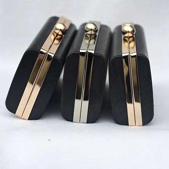 5 pcs Box Purse Frame Clutch Bag Glue-in Style Silver/Light Gold Pick Color