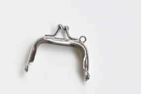 5.5cm Matte Silver Purse Frame Mini Coin Purse Frame 5.5cm x 3.5cm