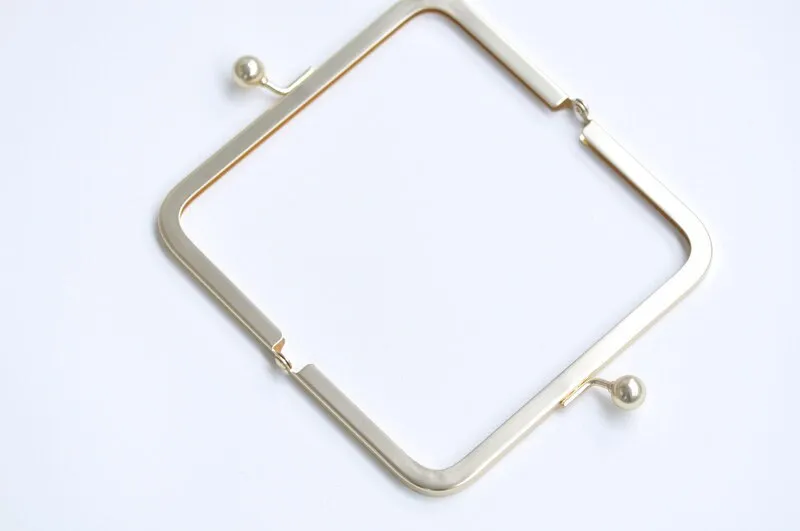 6" Matte Gold Purse Frame Glue-In Style 15cm x 8.5cm ( 6" x 3 1/3")