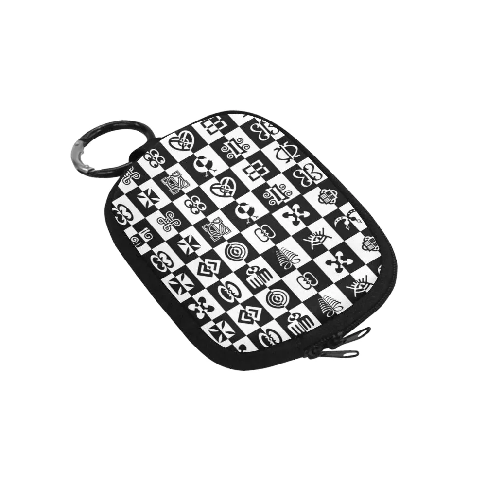 ADINKRA BW Coin Purse