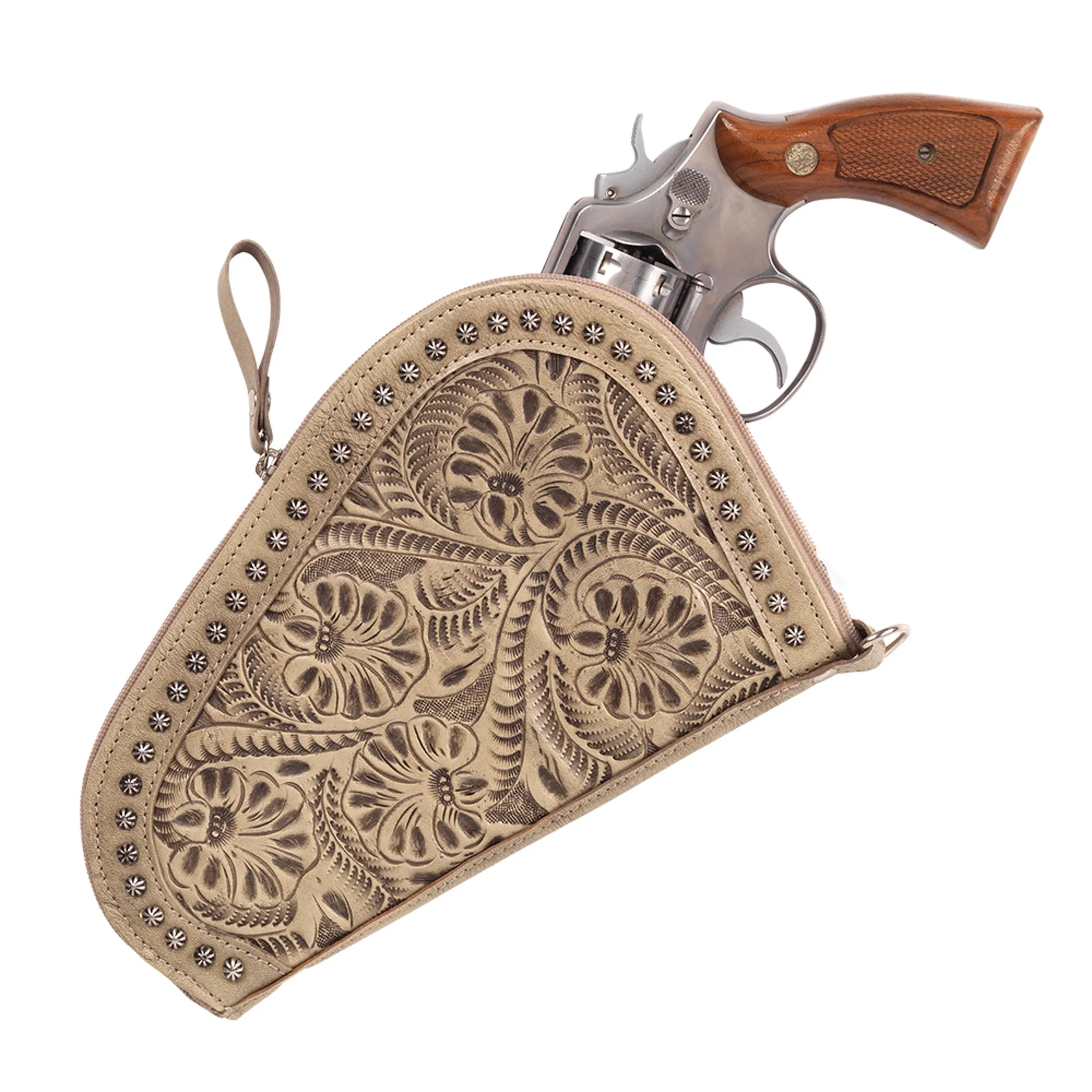 American West Padded Sand Leather Gun Case