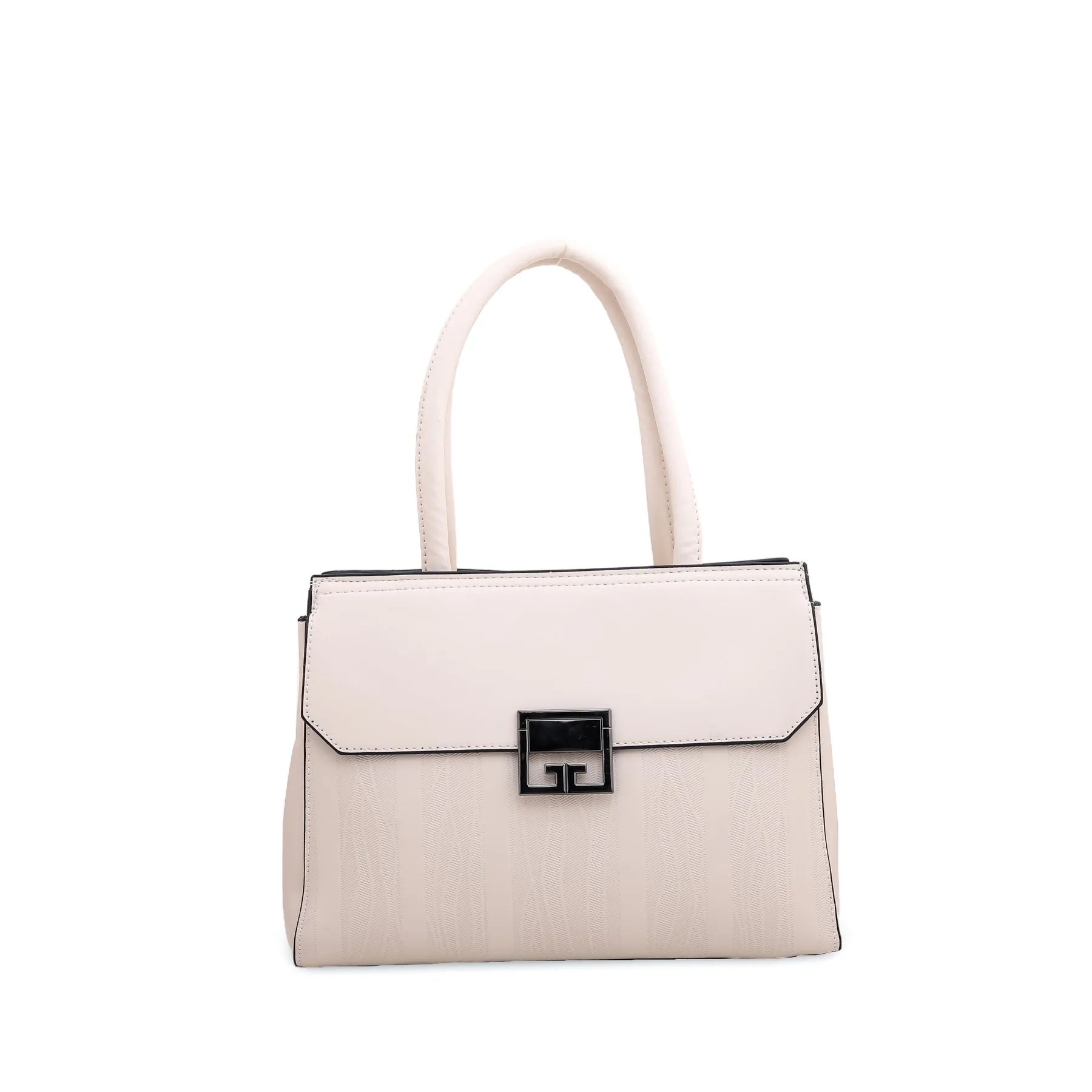 Beige Formal Hand Bag P35879