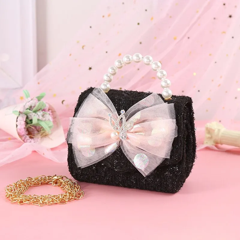 Bow Pearl Handbag