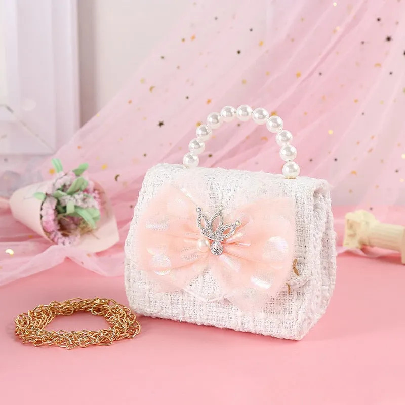 Bow Pearl Handbag