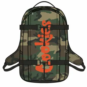 Cookies Non-Standard Ripstop Nylon Green Camo Backpack (1550A4894)
