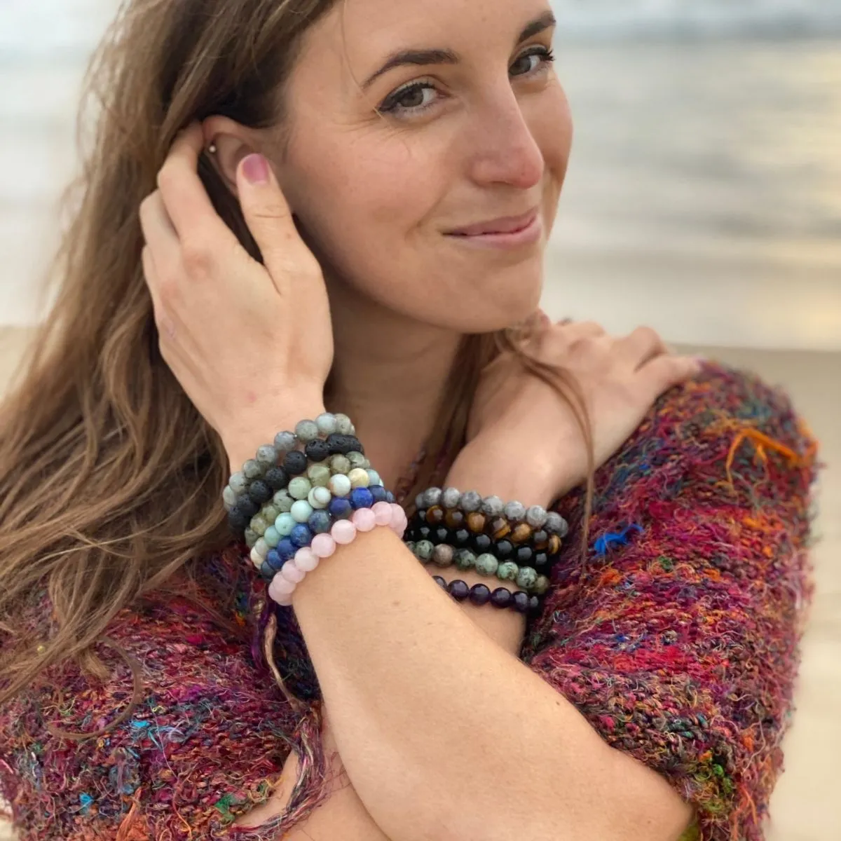 Crystal Healing Bracelet Set