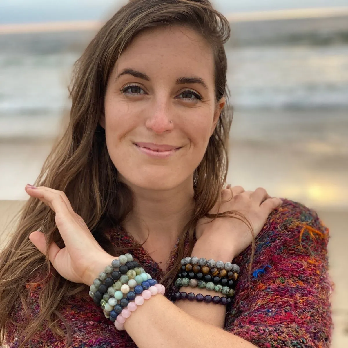 Crystal Healing Bracelet Set