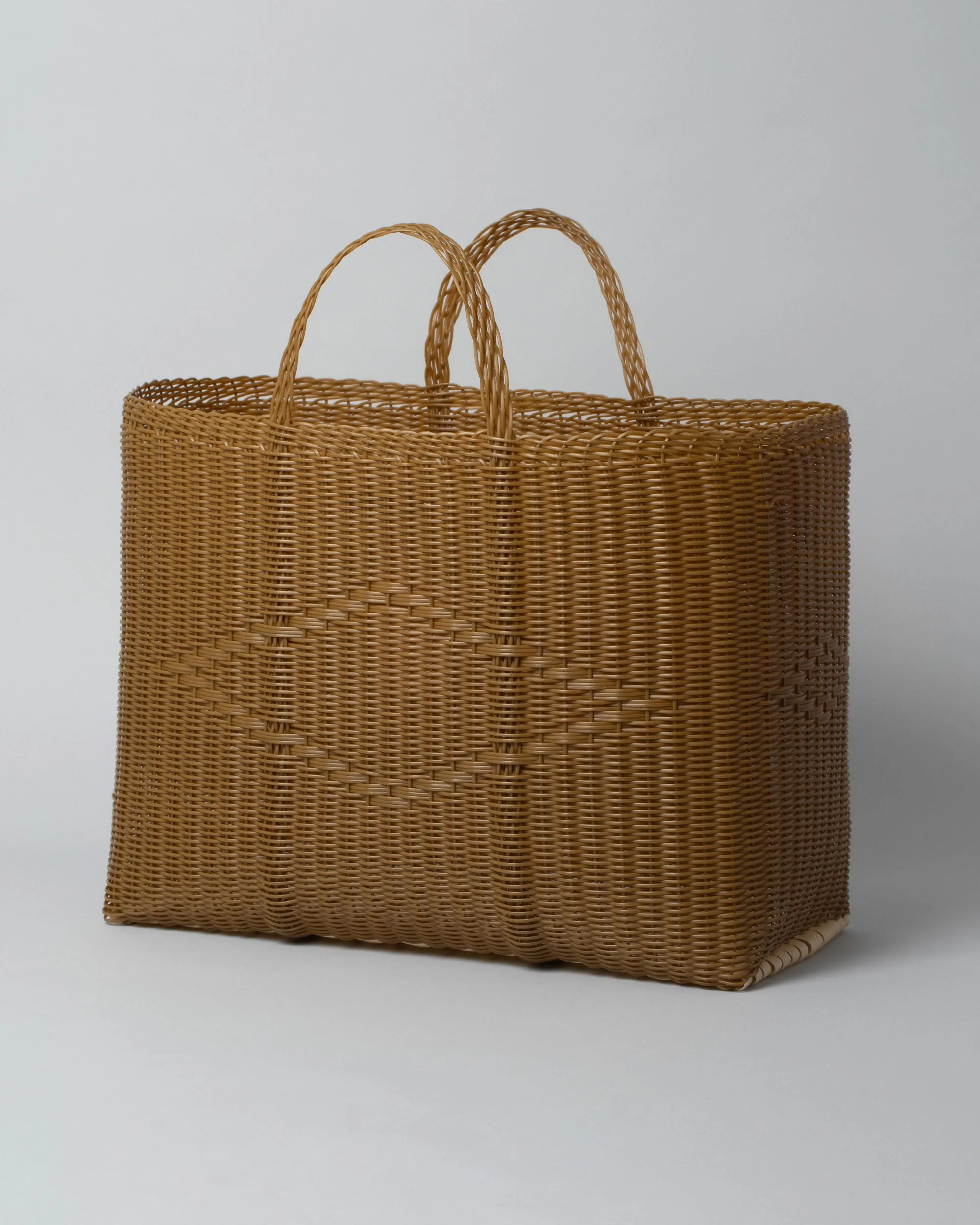 Diamond Tote Basket Bag