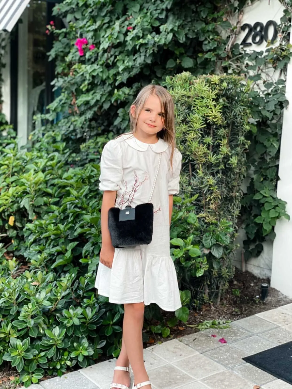 Faux Fur Pearl Bag