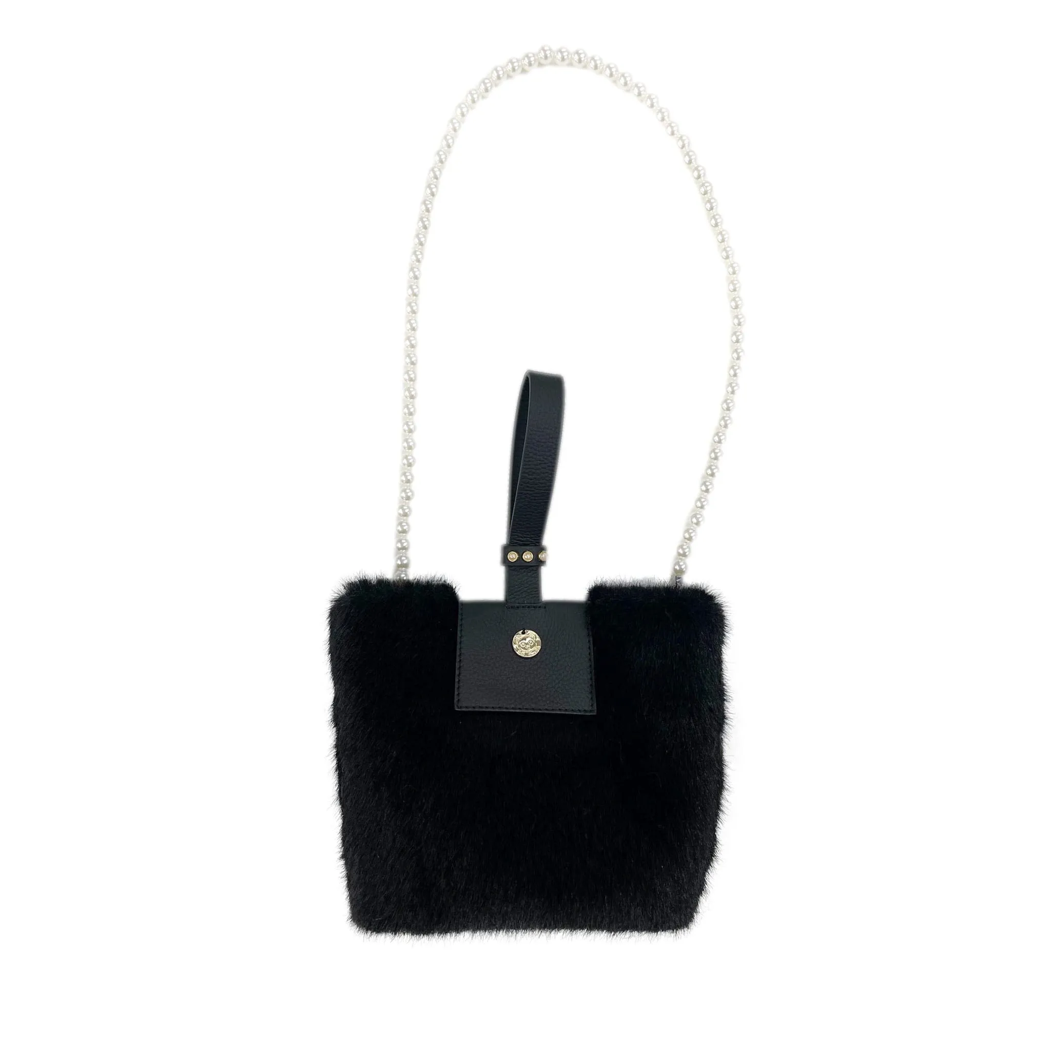 Faux Fur Pearl Bag