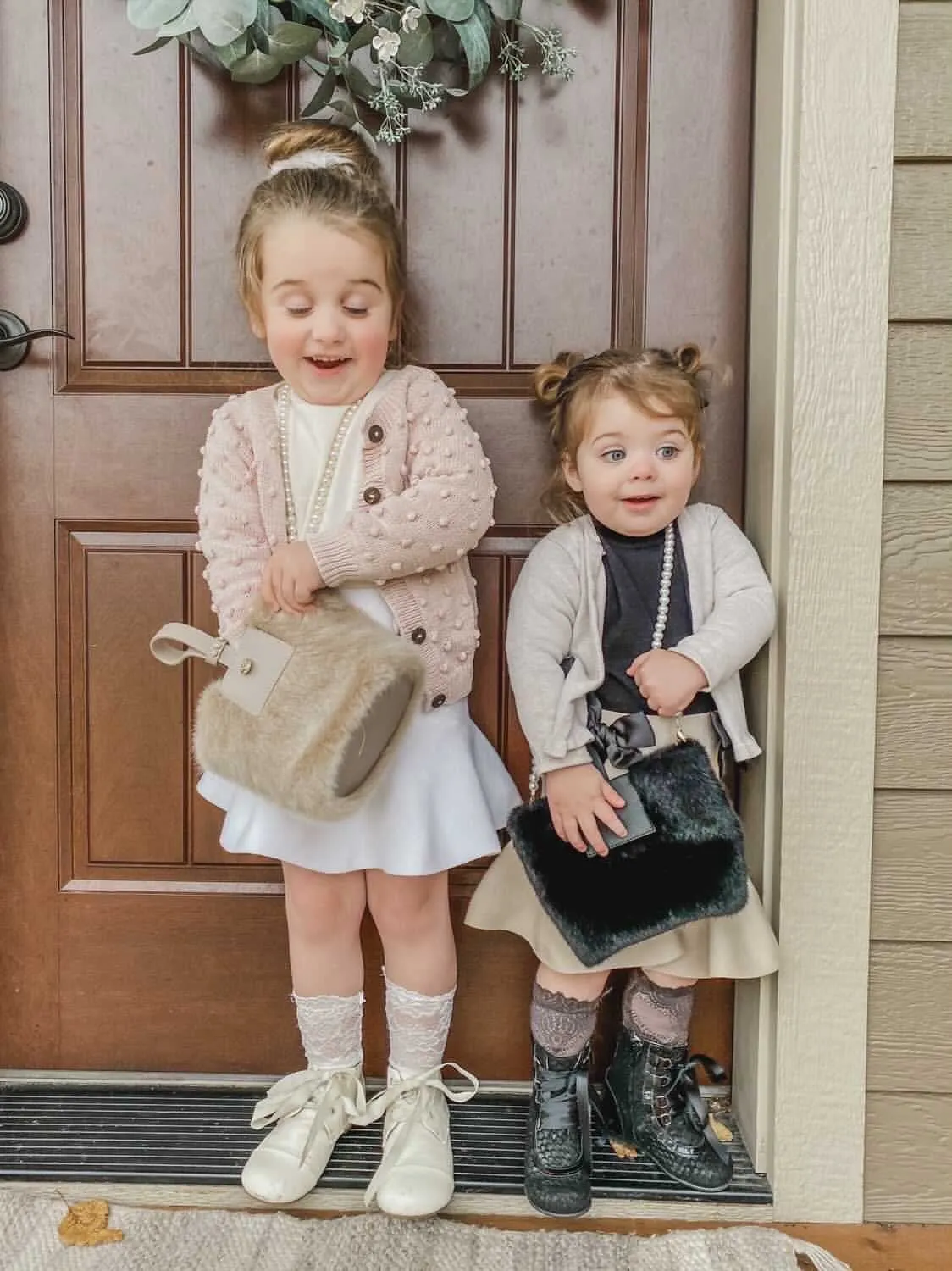 Faux Fur Pearl Bag