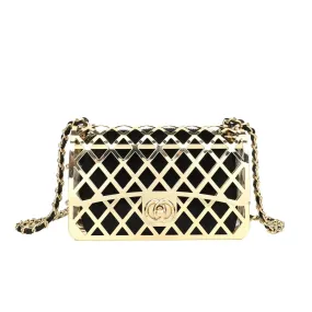 Gold Hollow Out Handbag