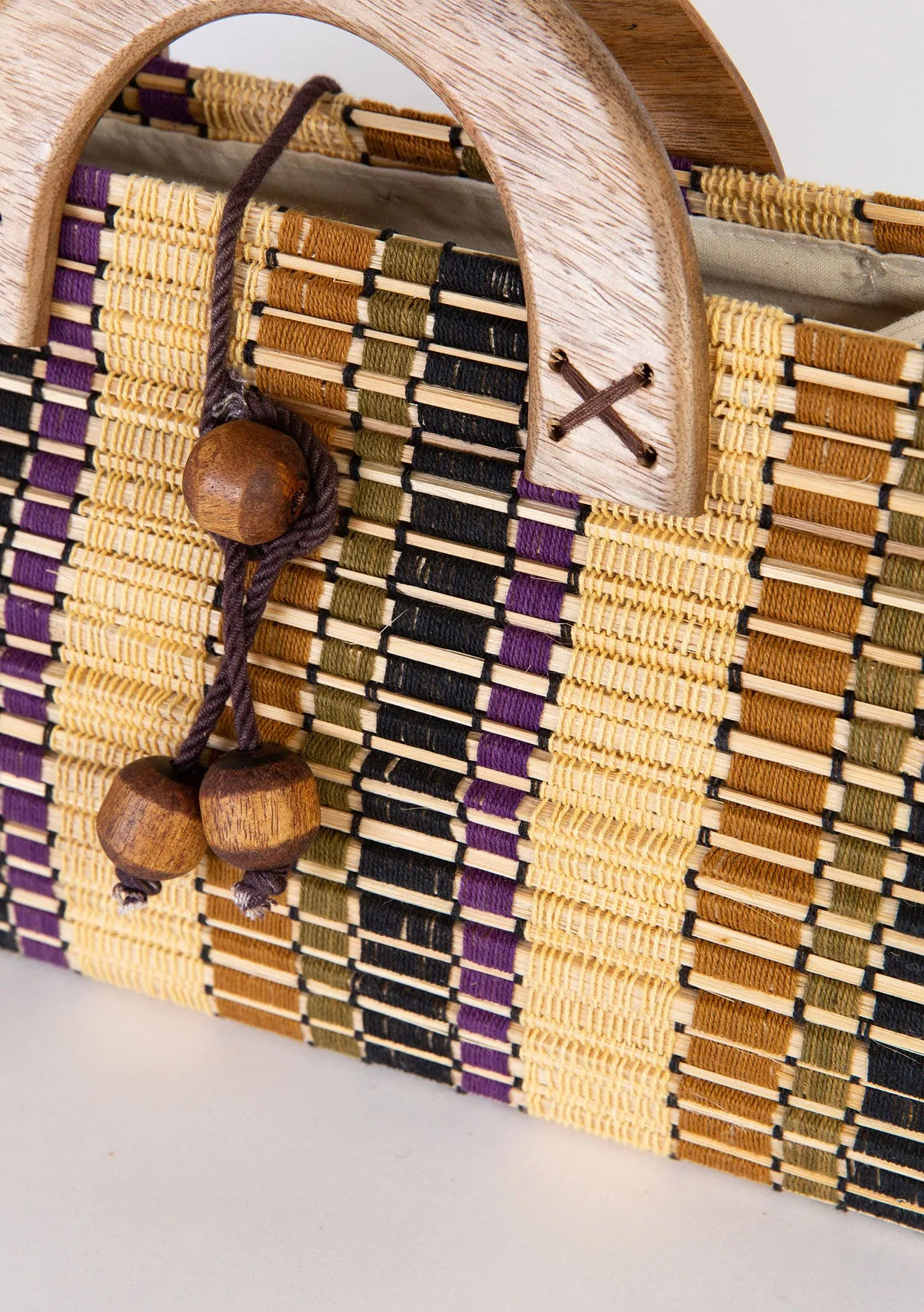 Handloomed Baguette Bag