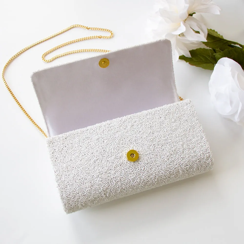 I Love You Clutch Purse - FOG