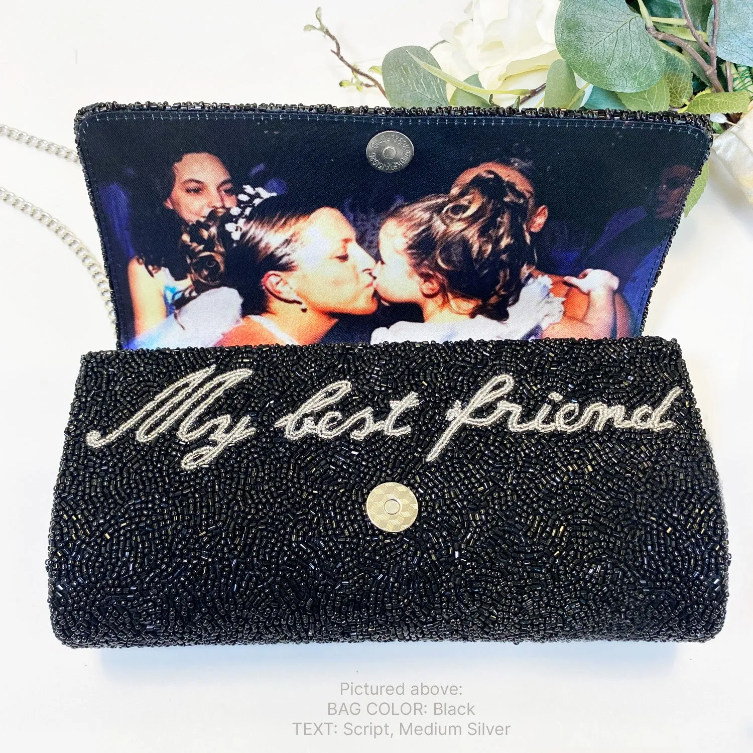 I Love You Clutch Purse - FOG