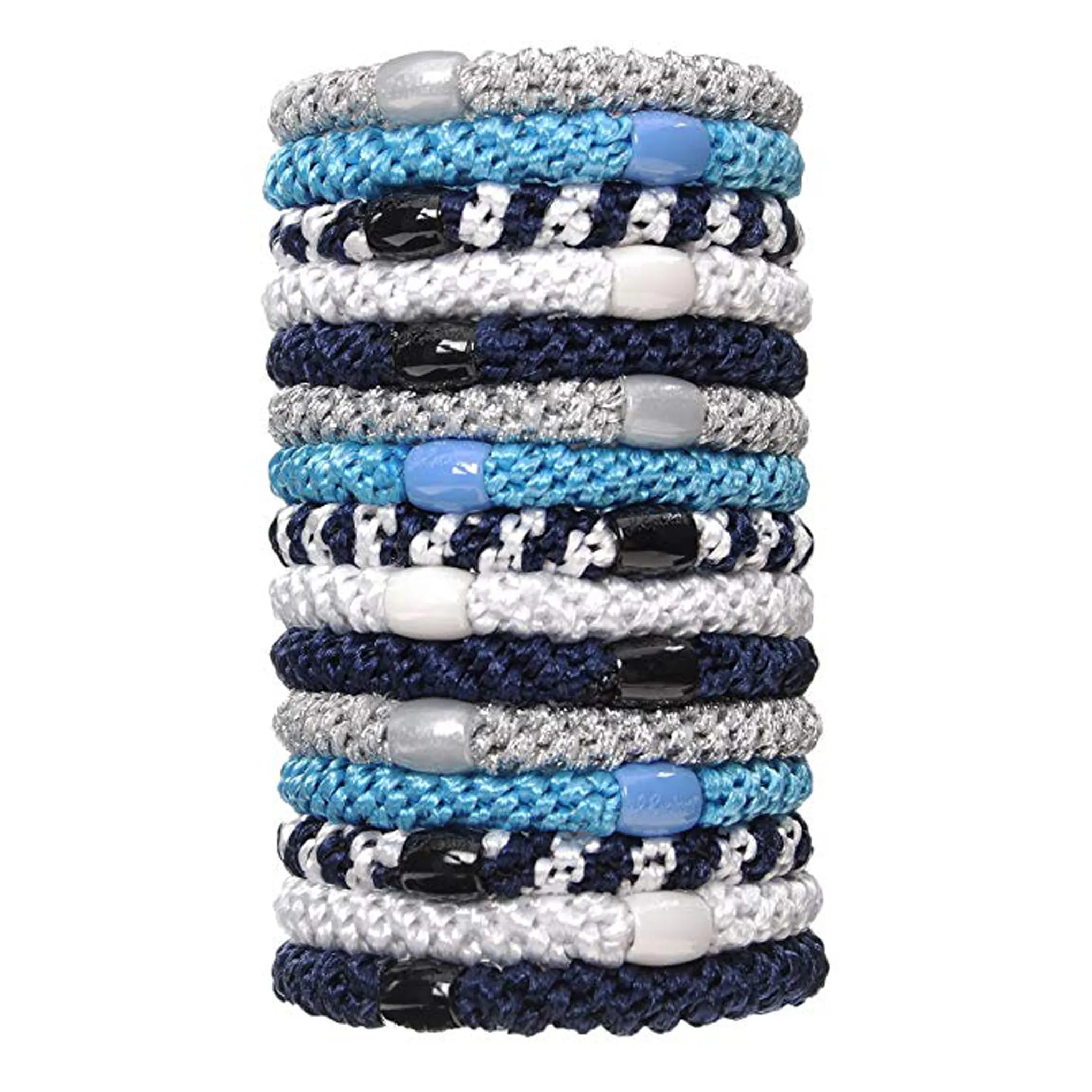 L.Erickson Grab and Go Pony Tube Hair Ties in Nautilus 15 Pack