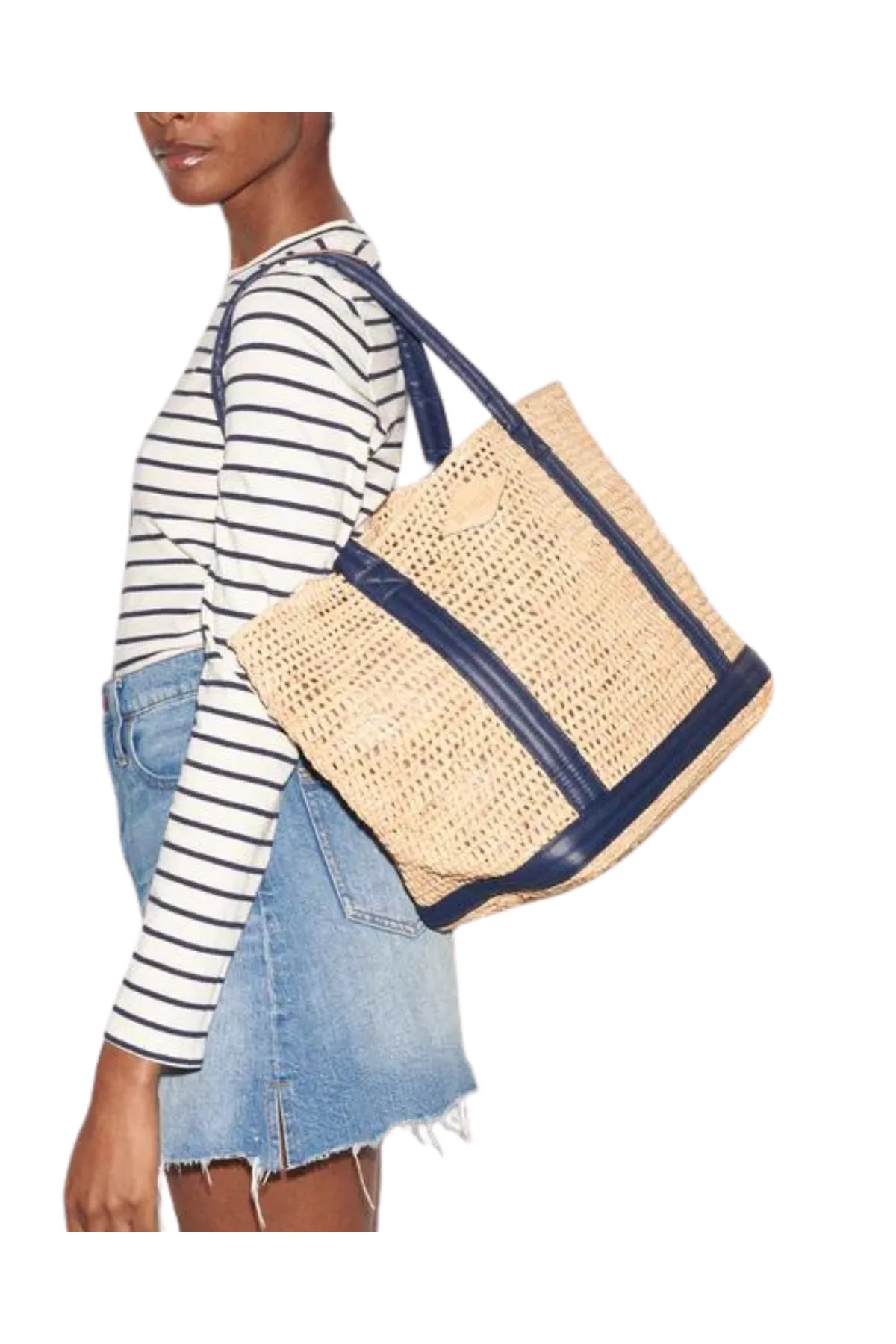 Medium Raffia Tote