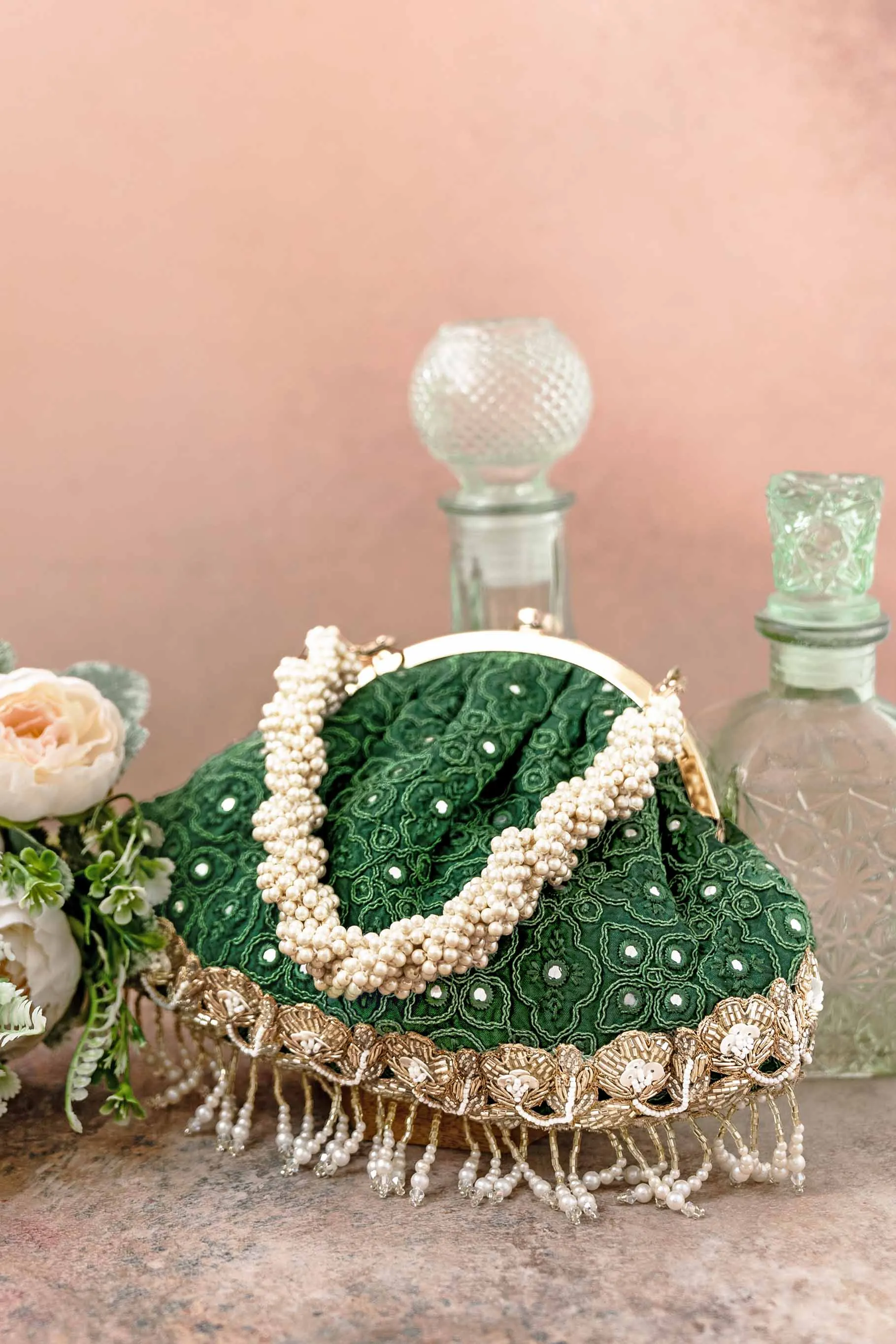 Monroe Vintage Purse - Green