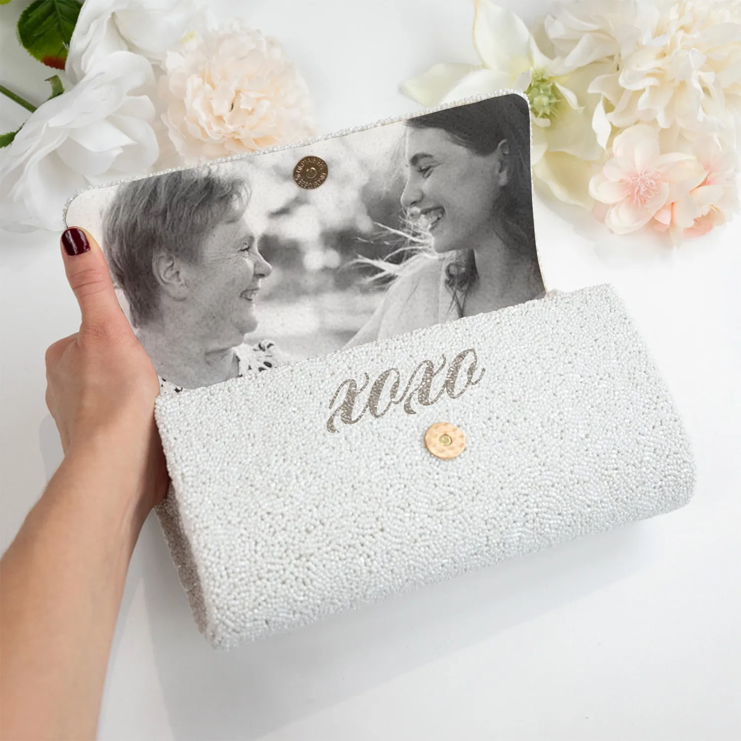 Mother of the Bride Clutch Purse (FOG)