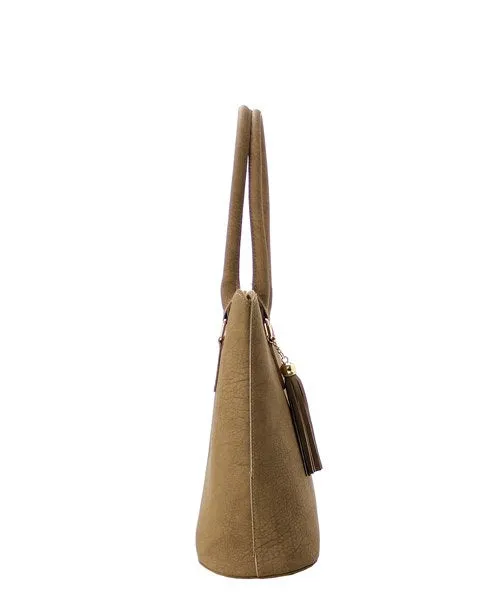 Personalized Scallop tote purse - Monogrammed bag