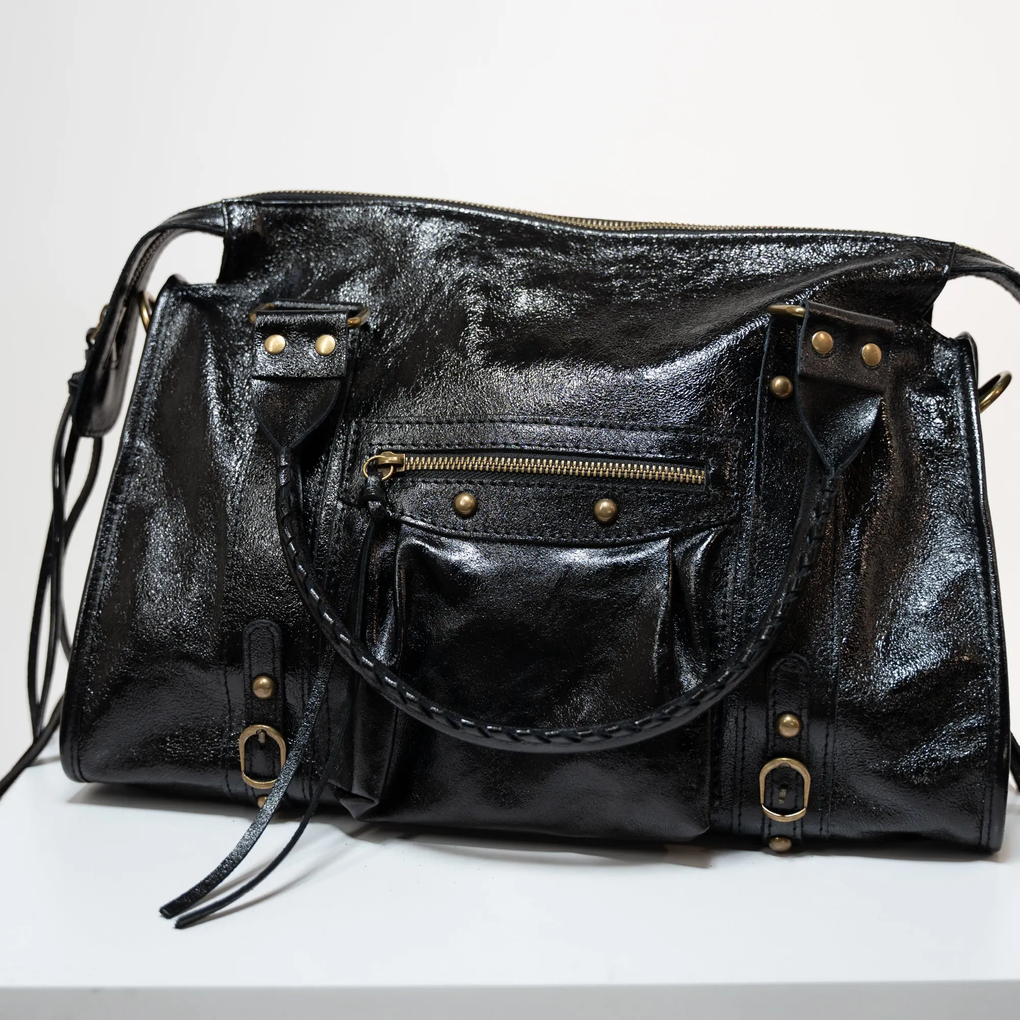 Real Leather City Bag