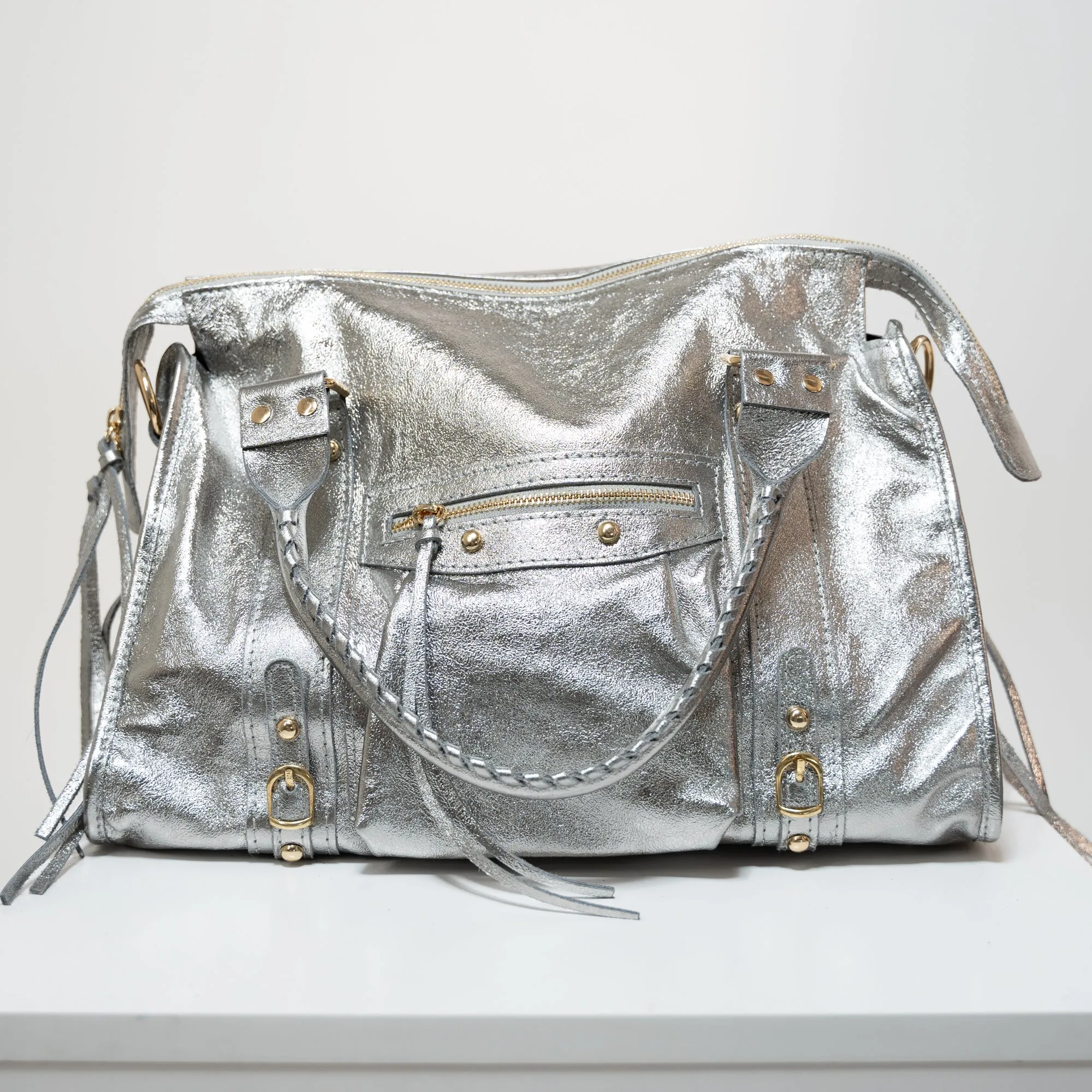 Real Leather City Bag
