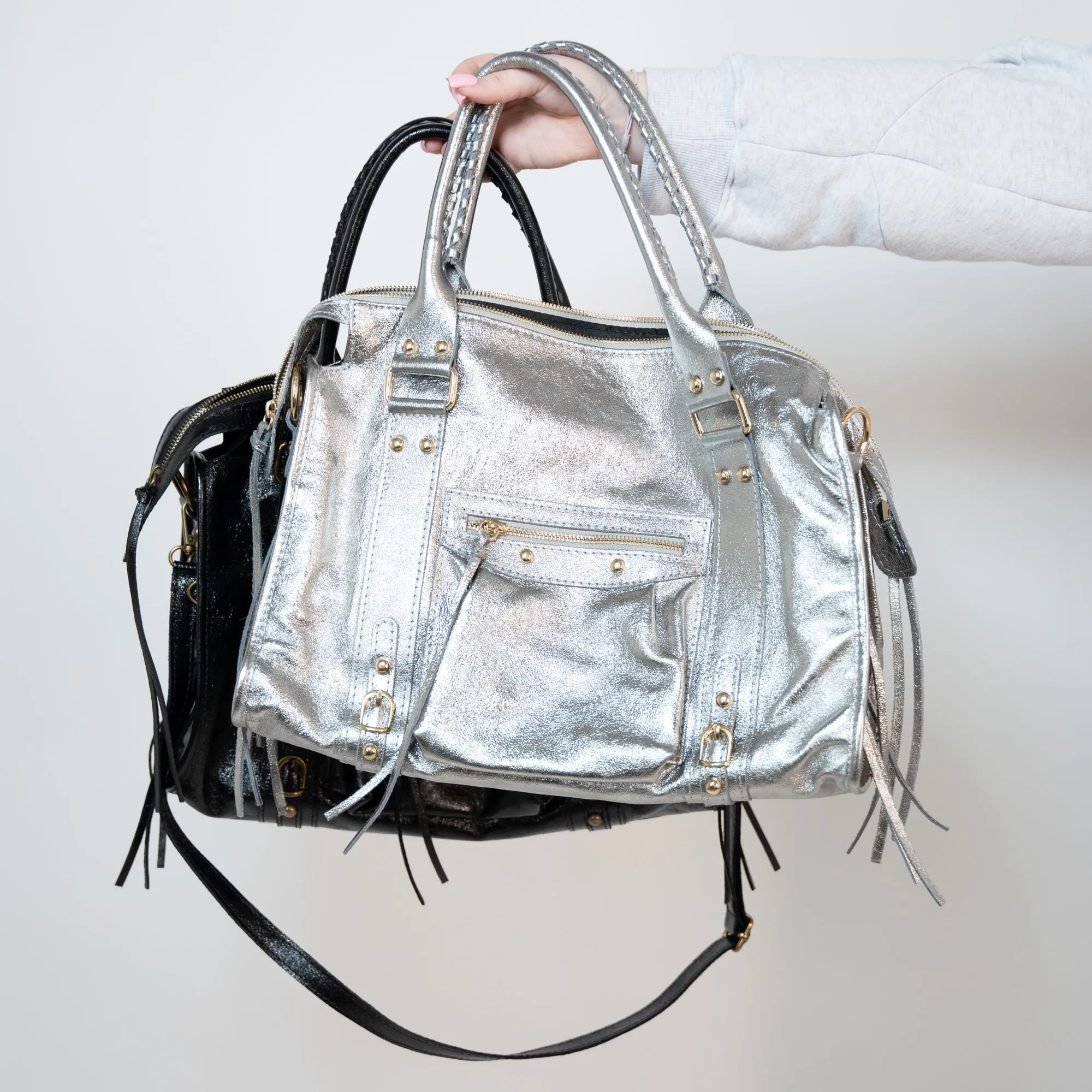 Real Leather City Bag