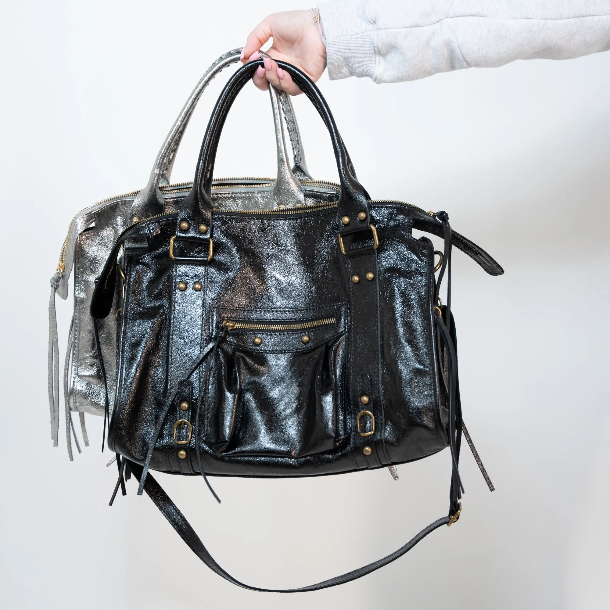 Real Leather City Bag
