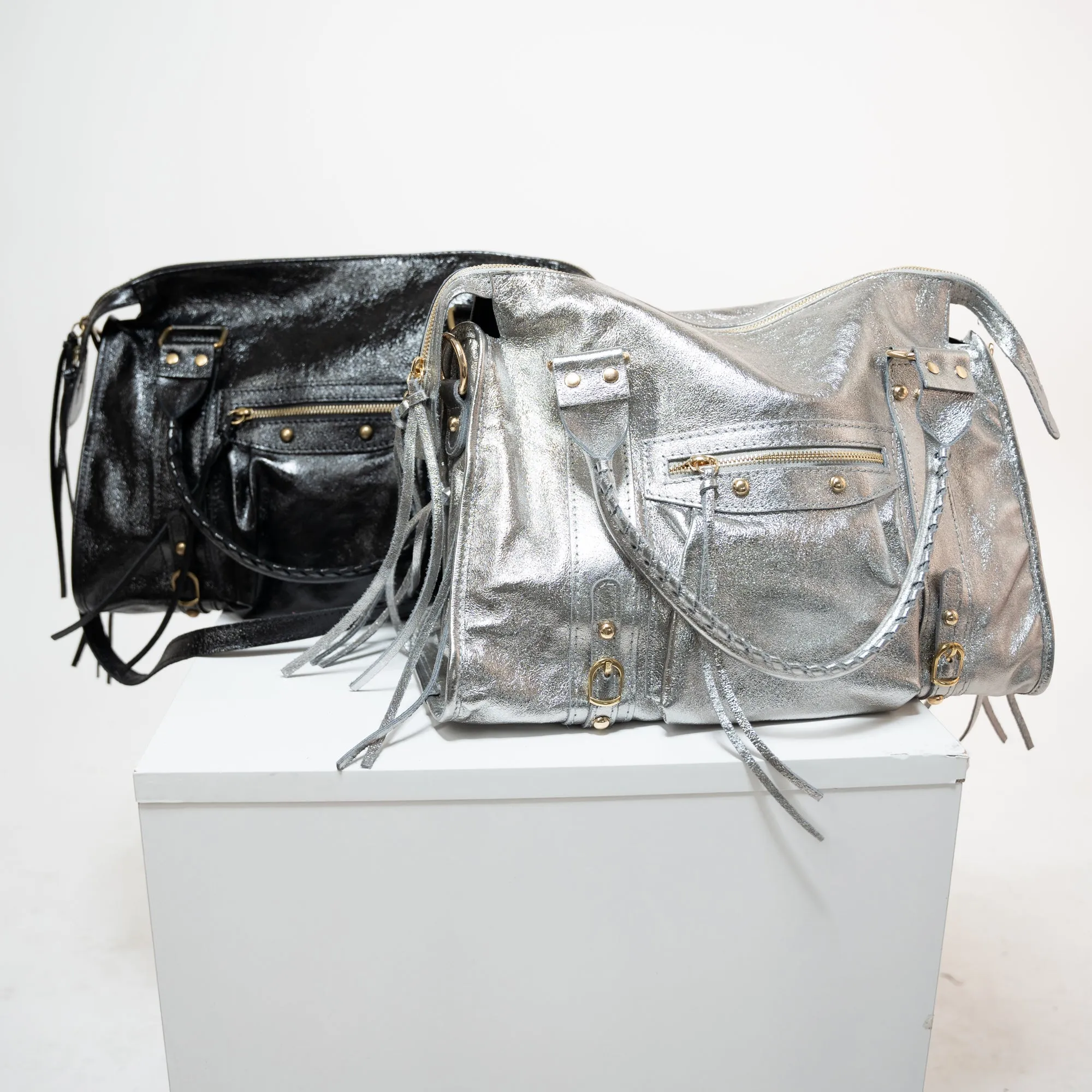 Real Leather City Bag