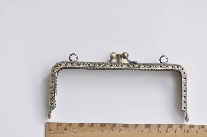 Retro Sewing Purse Frame Clutch Purse Frame Light Gold And Bronze 15cm(6")/ 18cm (7")