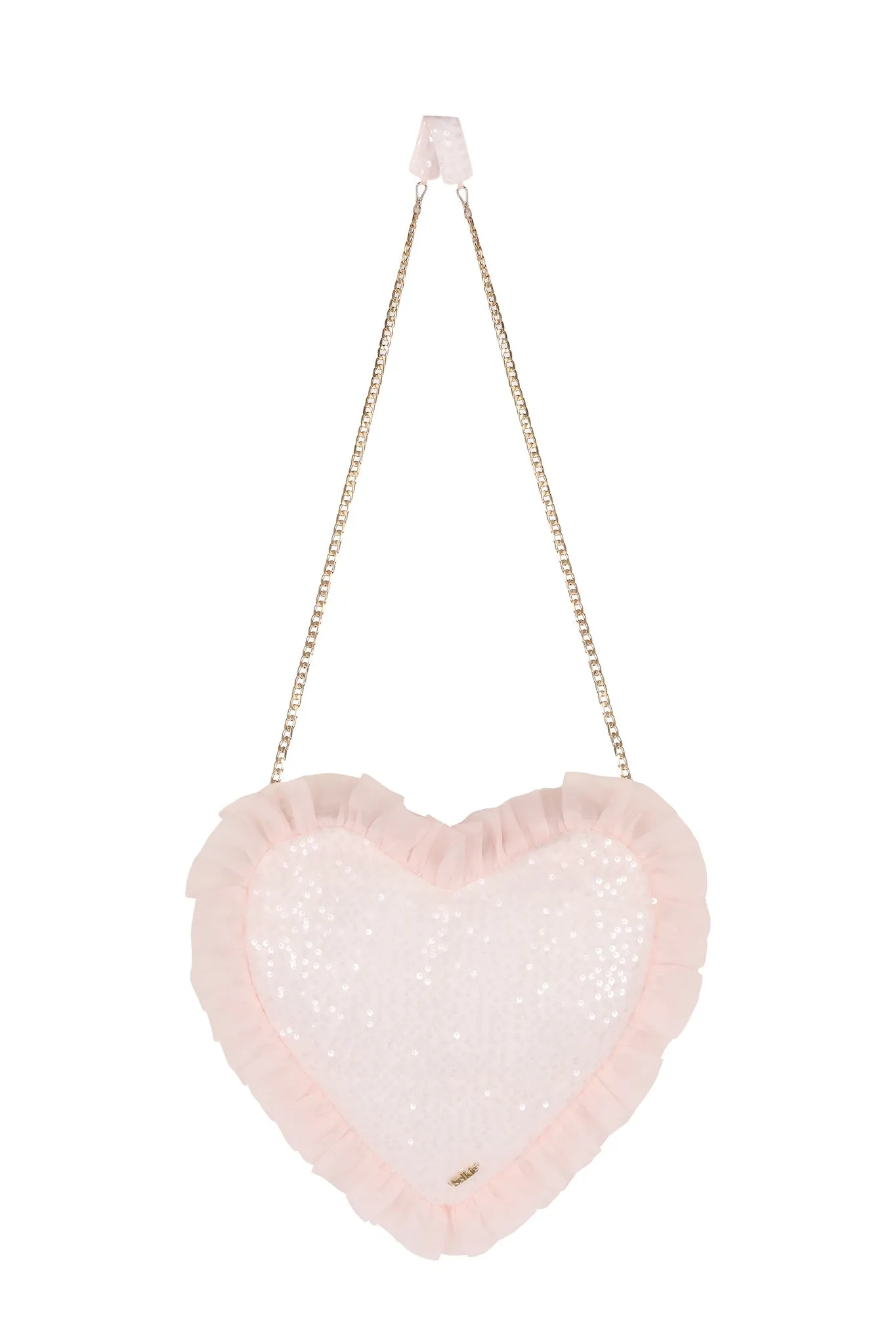 The Sparkling Heart Pillow Purse