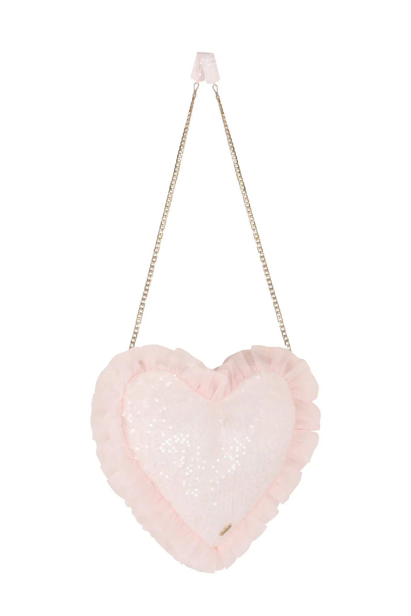 The Sparkling Heart Pillow Purse