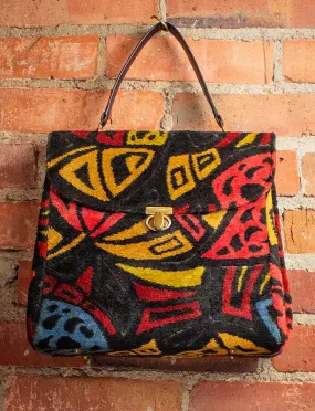Vintage Multicolor Carpet Bag 1970s