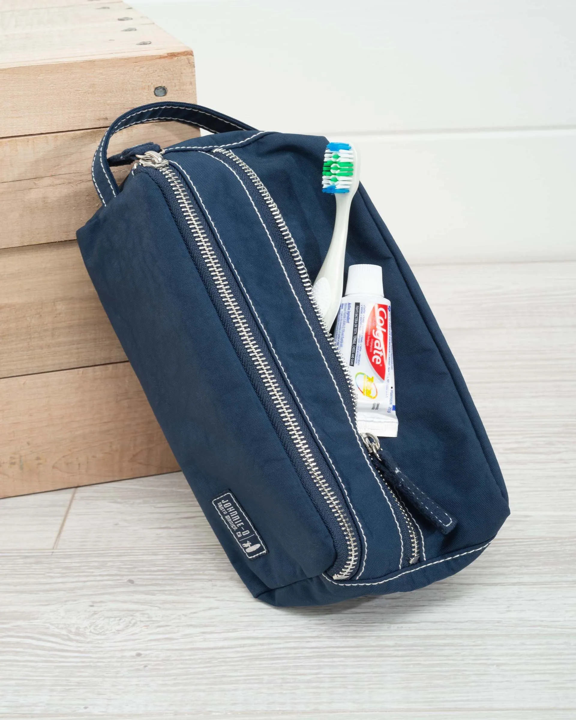Washed Nylon Dopp Kit
